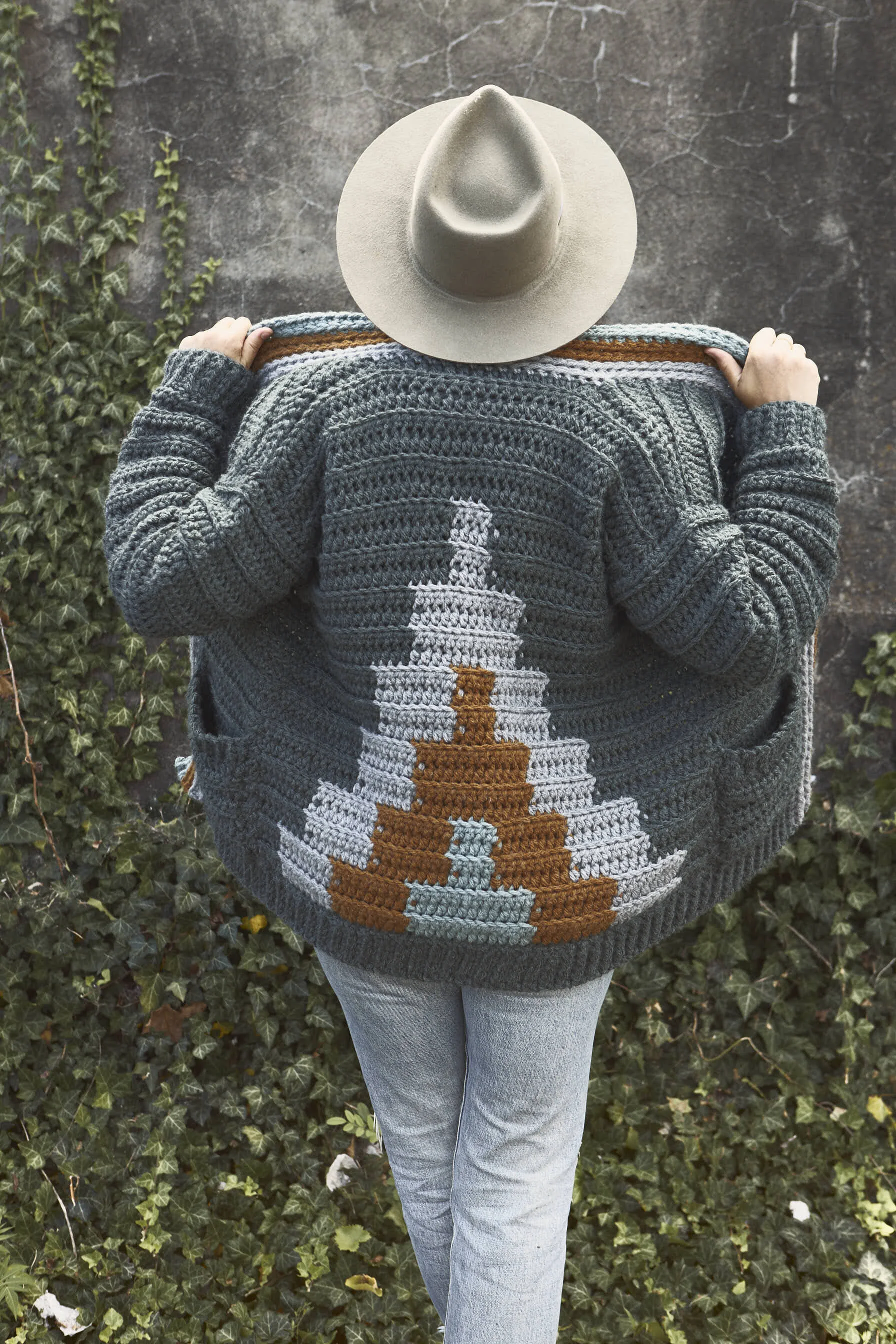 Mountaintop Cardigan PDF Crochet Pattern — Two of Wands